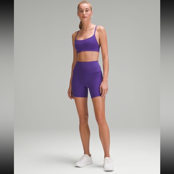 lululemon athletica Pants - Lululemon Wunder Train High-Rise Short 6" Petrol Purple